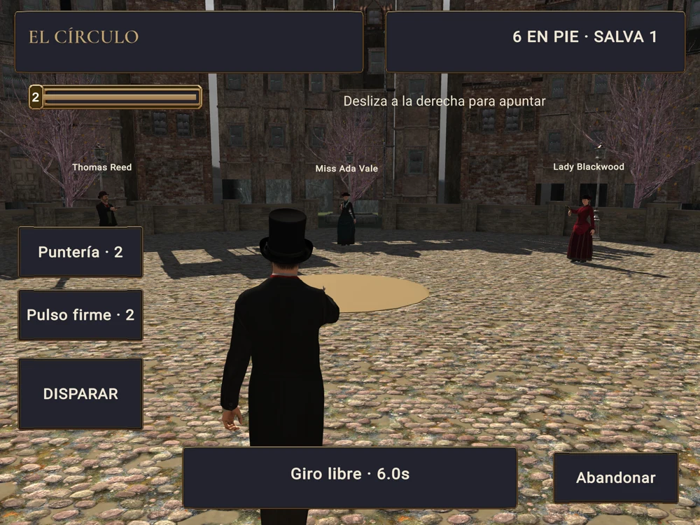 Captura real del modo El Círculo de The Duelists